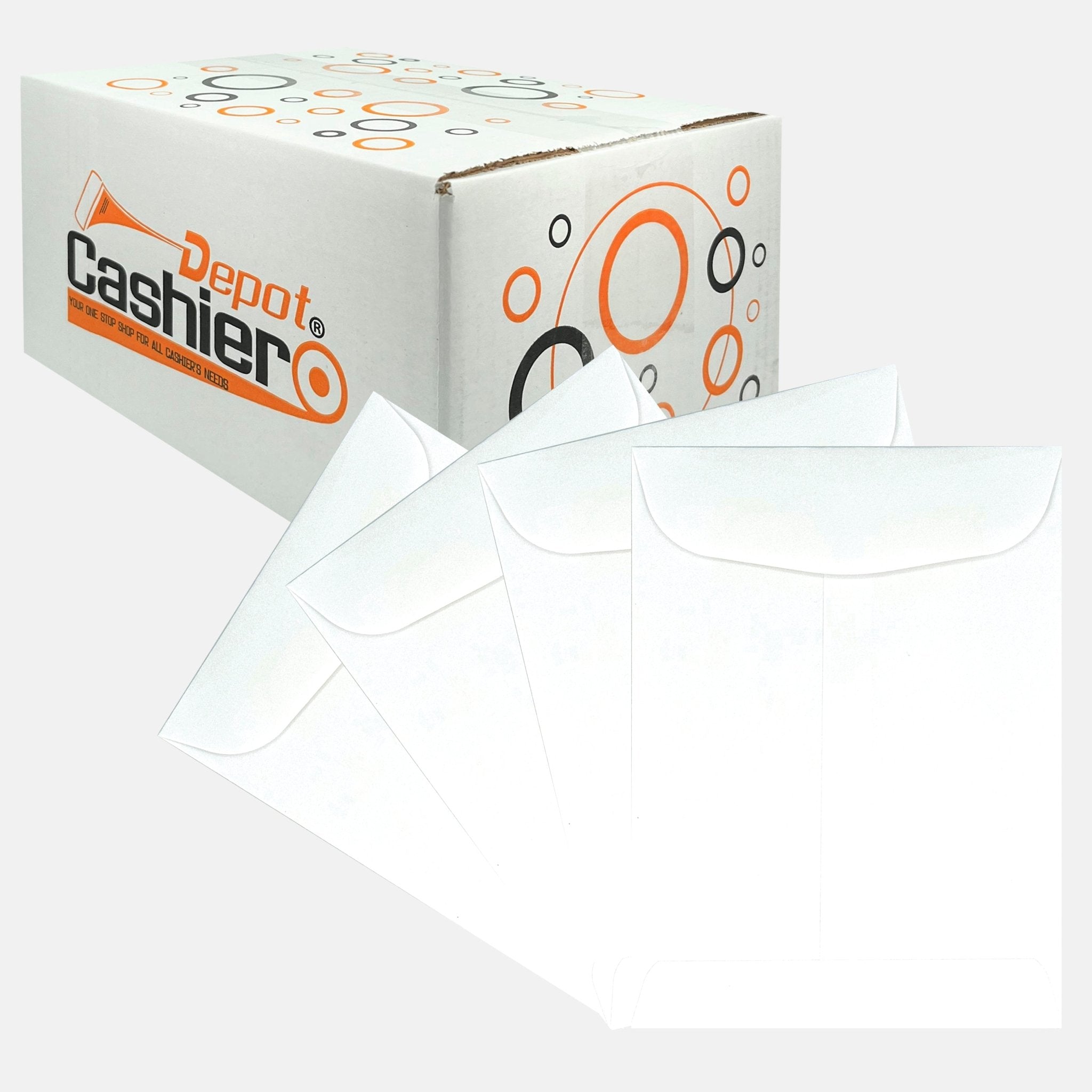 5 1/2" x 7 1/2" Catalog (Open End) Envelopes, Study 24lb. White, Gum Flap (SY5575W) - Cashier Depot