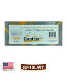 500 Cashier Depot No. 10 Business Envelope, Left Window, 4 1/8 X 9 1/2, Security Tinted, 24lb White, 500/Box - Cashier Depot