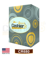 Cashier's Bank Report Envelopes, CR680, 4 1/2" x 10 3/8", Sturdy 24lb. Brown Kraft, Strong Gum Flap, 500/Box